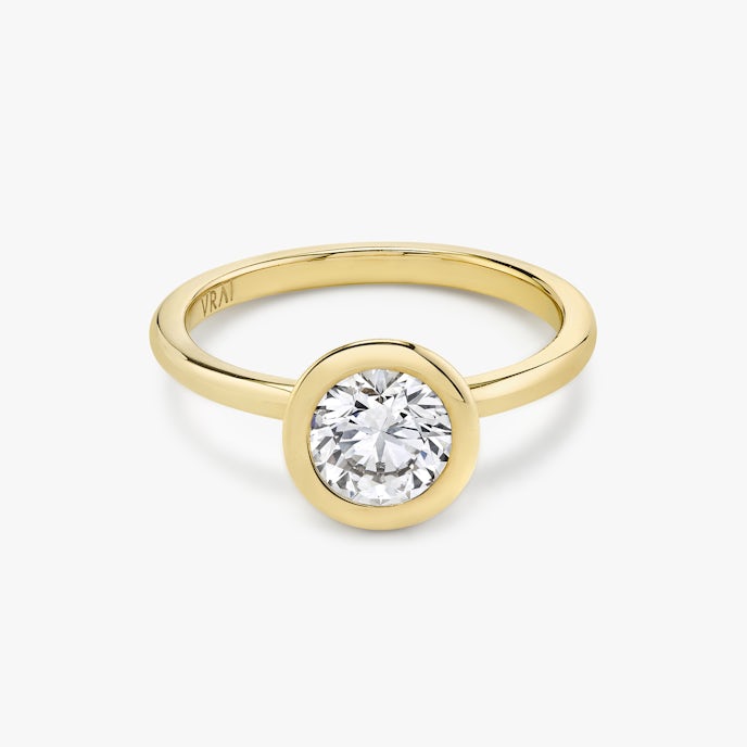 The Signature BezelRound Brilliant | Yellow Gold