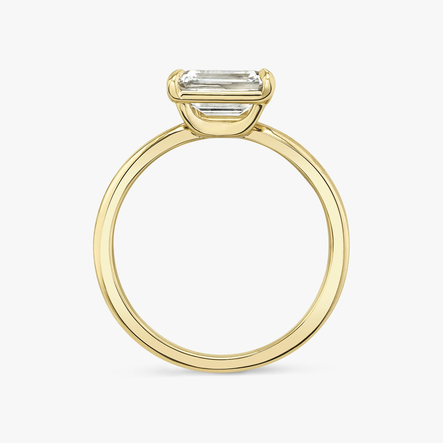 Hover | Emerald | 18k | 18k Gelbgold | Ring: Schlicht | Diamantausrichtung: vertical | Karatgewicht: Gesamtbestand ansehen