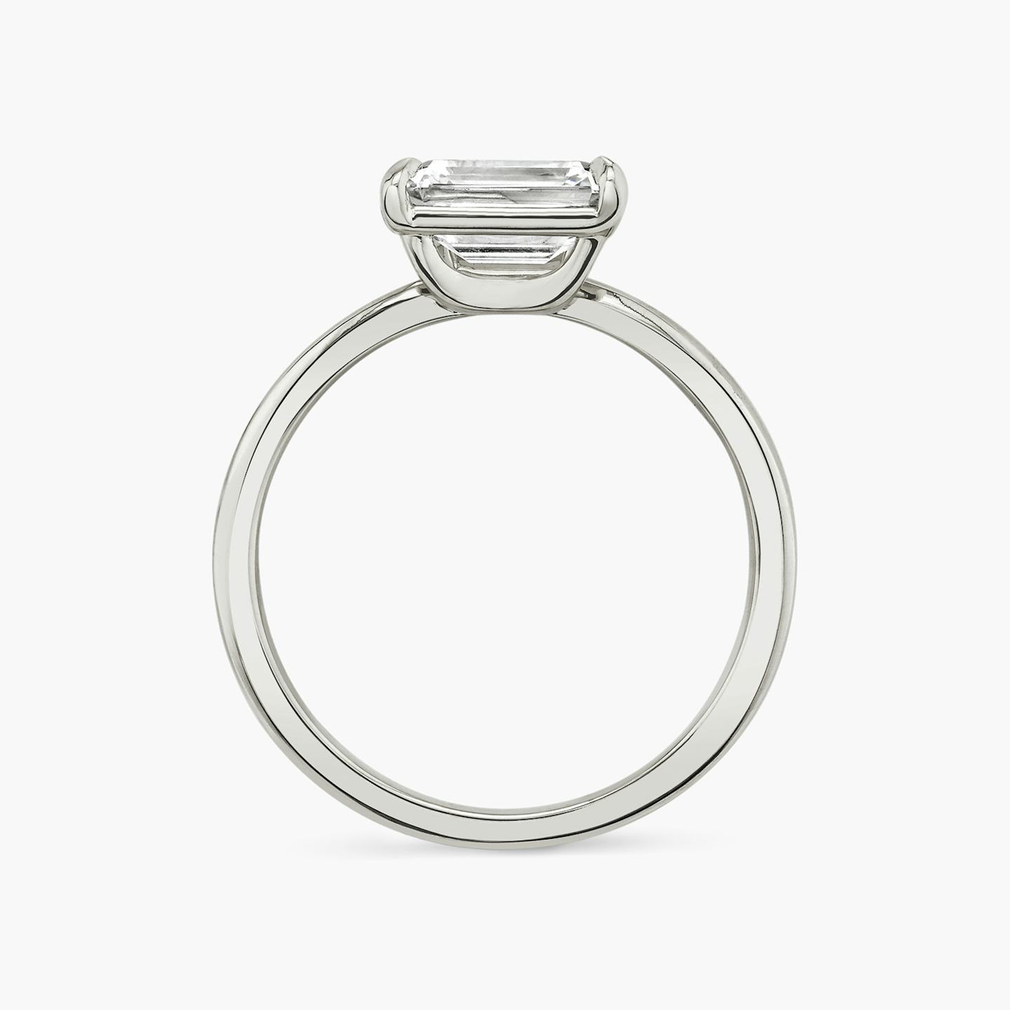 Hover | Emerald | 18k | 18k Weißgold | Ring: Schlicht | Diamantausrichtung: vertical | Karatgewicht: Gesamtbestand ansehen