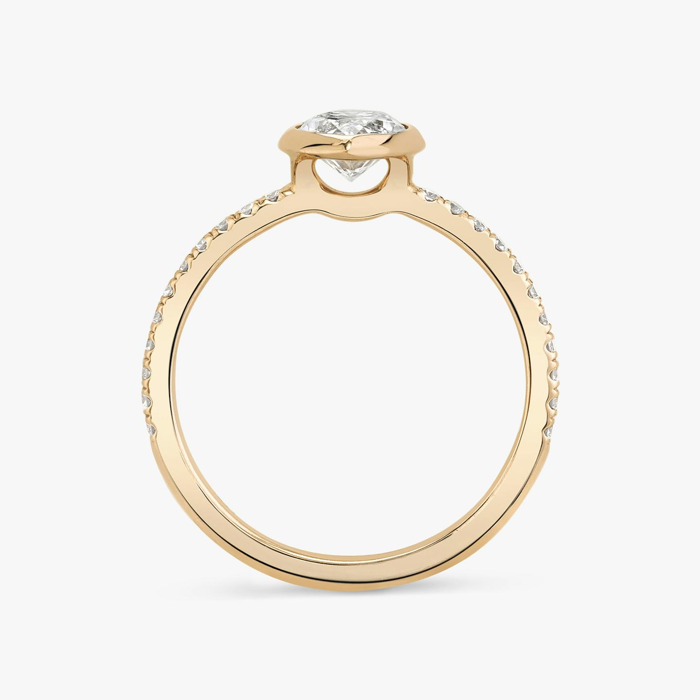 The Signature Bezel | Pavé Marquise | 14k | 14k Rose Gold | Band: Pavé | Diamond orientation: vertical | Carat weight: See full inventory