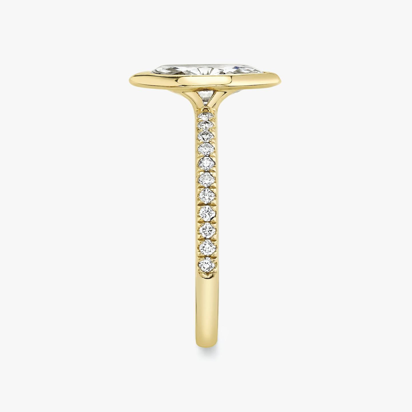 The Signature Bezel | Pavé Marquise | 18k | 18k Yellow Gold | Band: Pavé | Diamond orientation: vertical | Carat weight: See full inventory