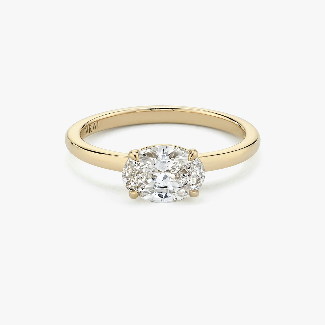 Signature East West Oval Ring