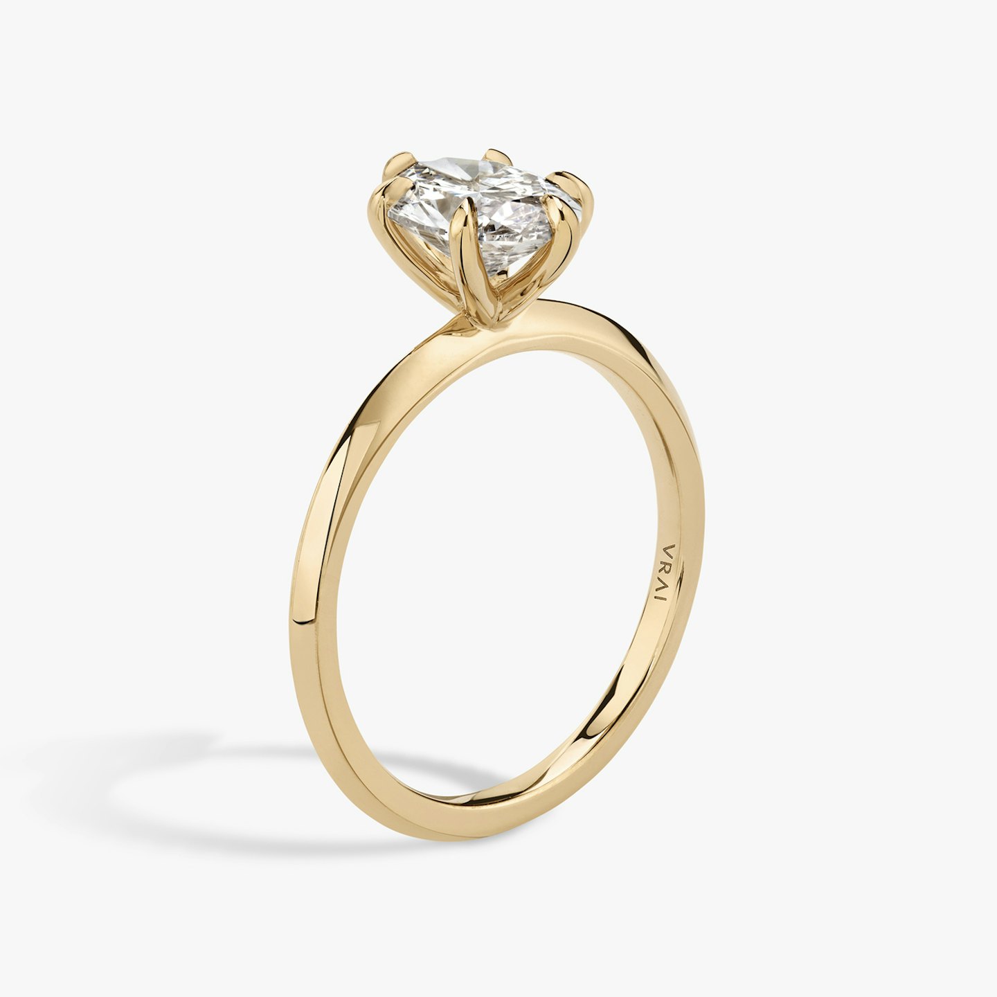 Knife Edge Engagement Ring Closeup image of Knife Edge Engagement Ring