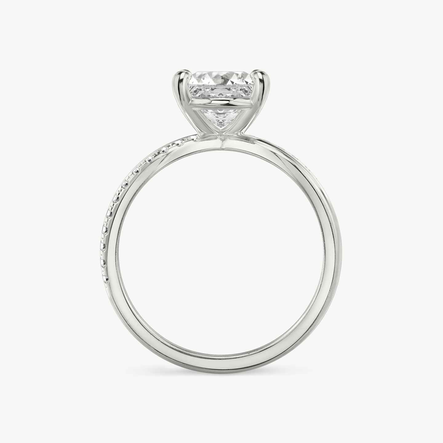 Closeup image of Twist Engagement Ring