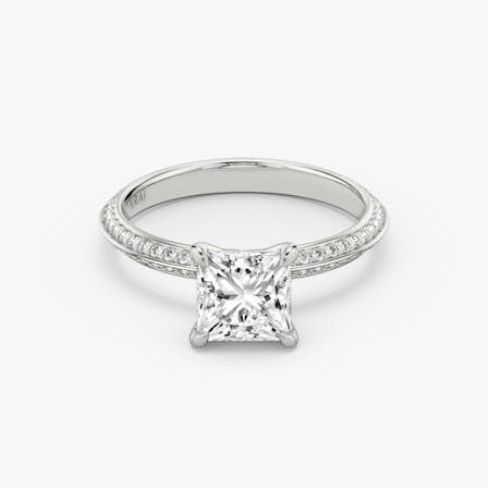 Knife Edge Princess Ring