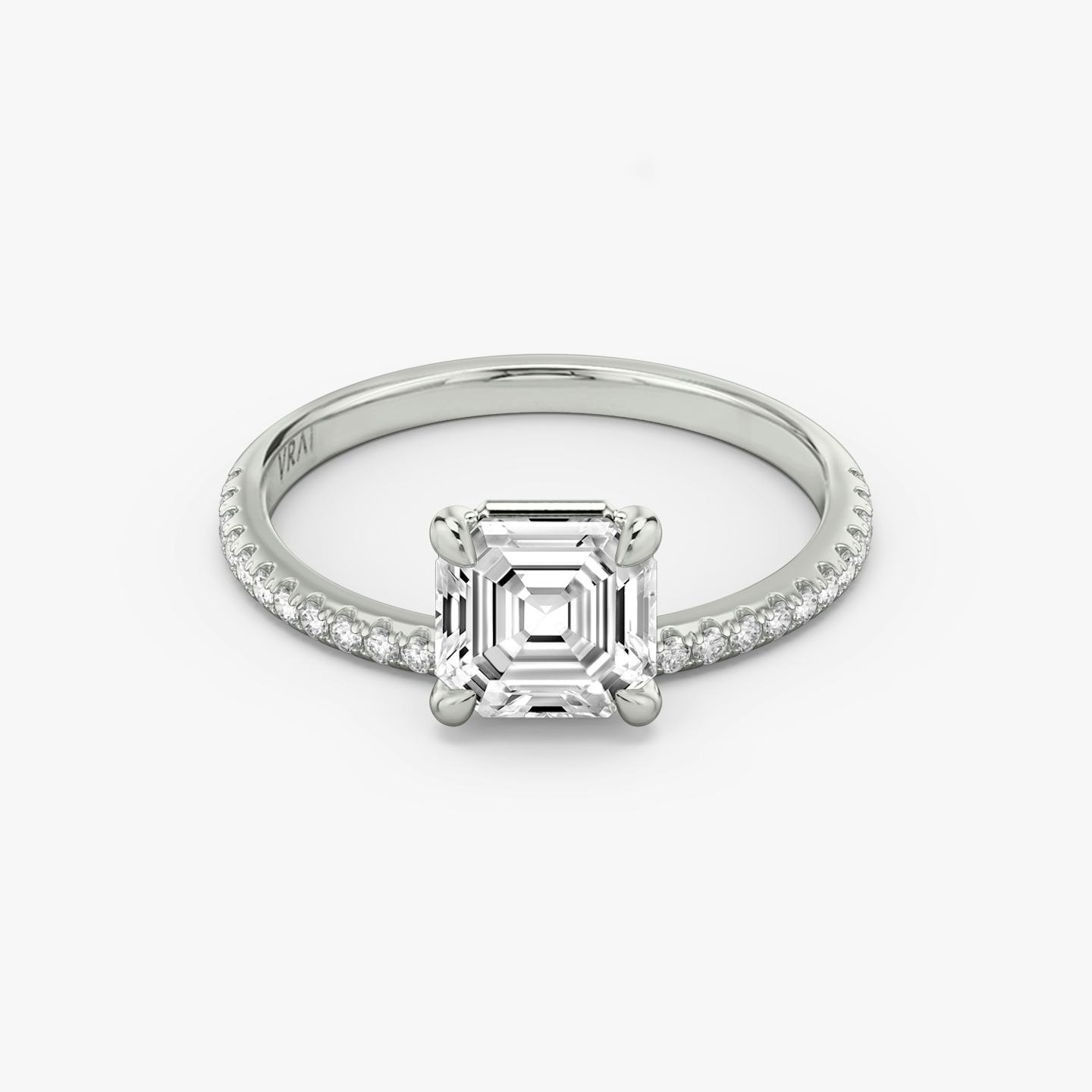 The Hover Asscher Diamond Ring