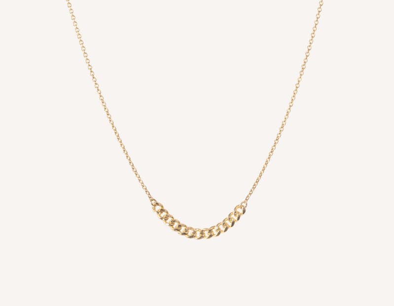 Interlink Necklace | 14k Solid Gold | Vrai
