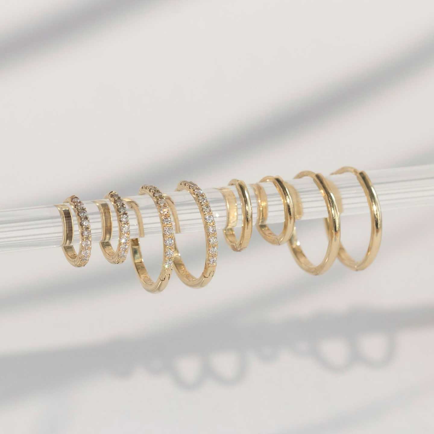 Vrai gold hoops Clearance