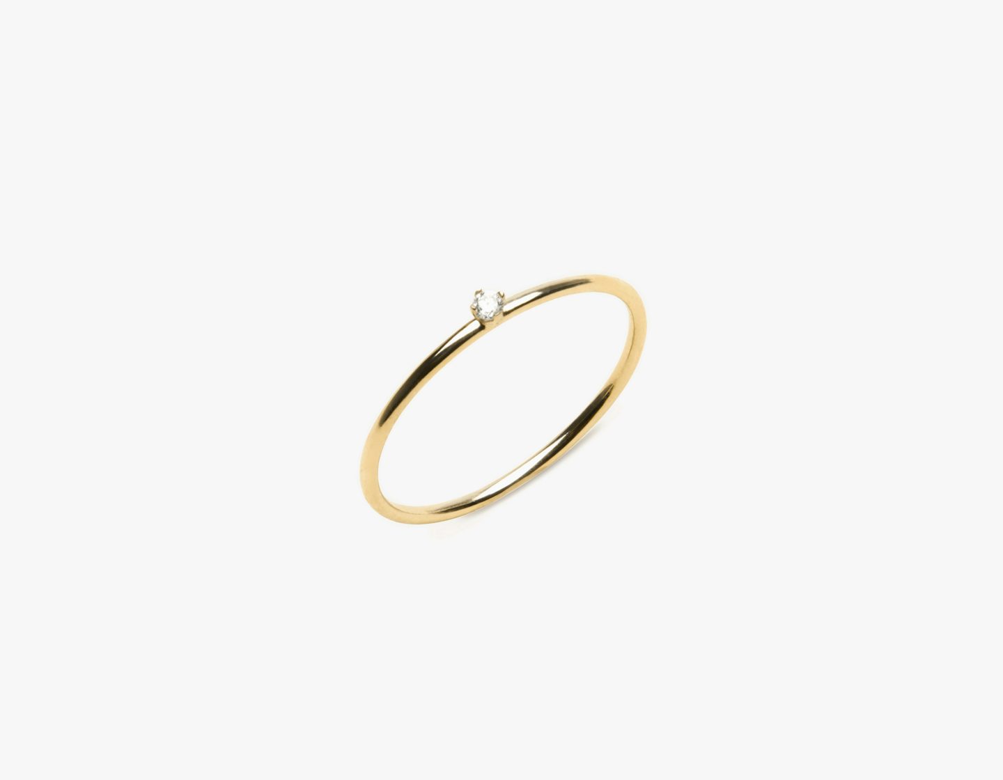 Tiny Ring | Rund | 14k | 18k Gelbgold