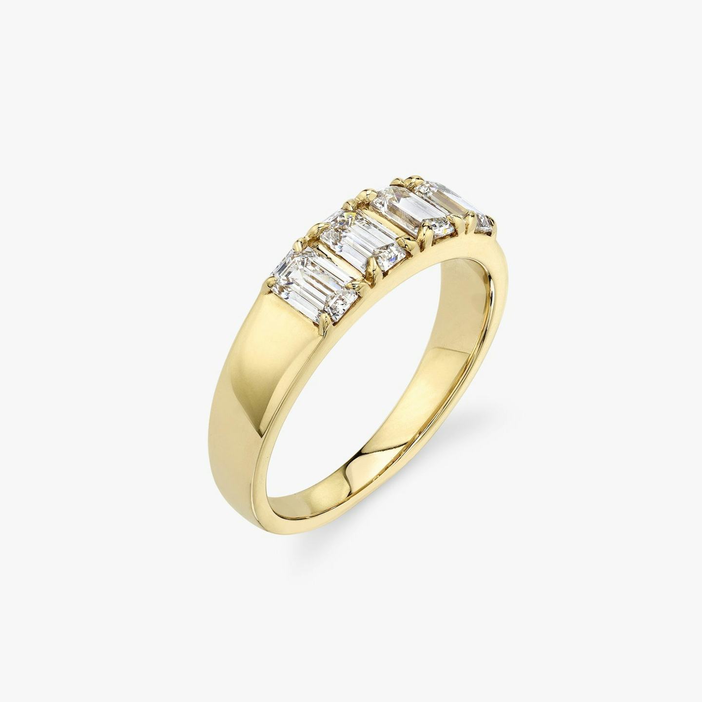 VRAI Tetrad Ring | Emerald | 14k | 18k Yellow Gold