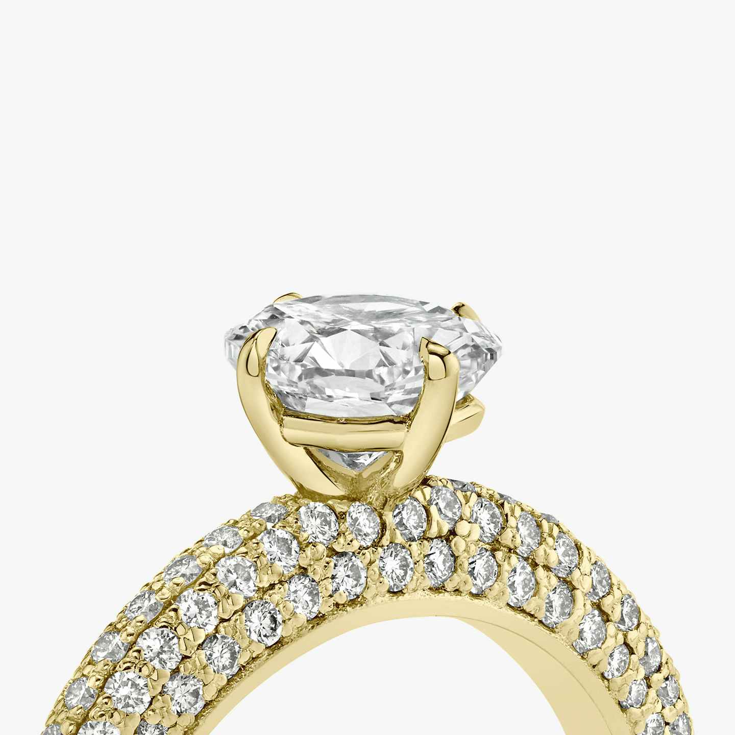 Closeup image of Curator Engagement Ring
