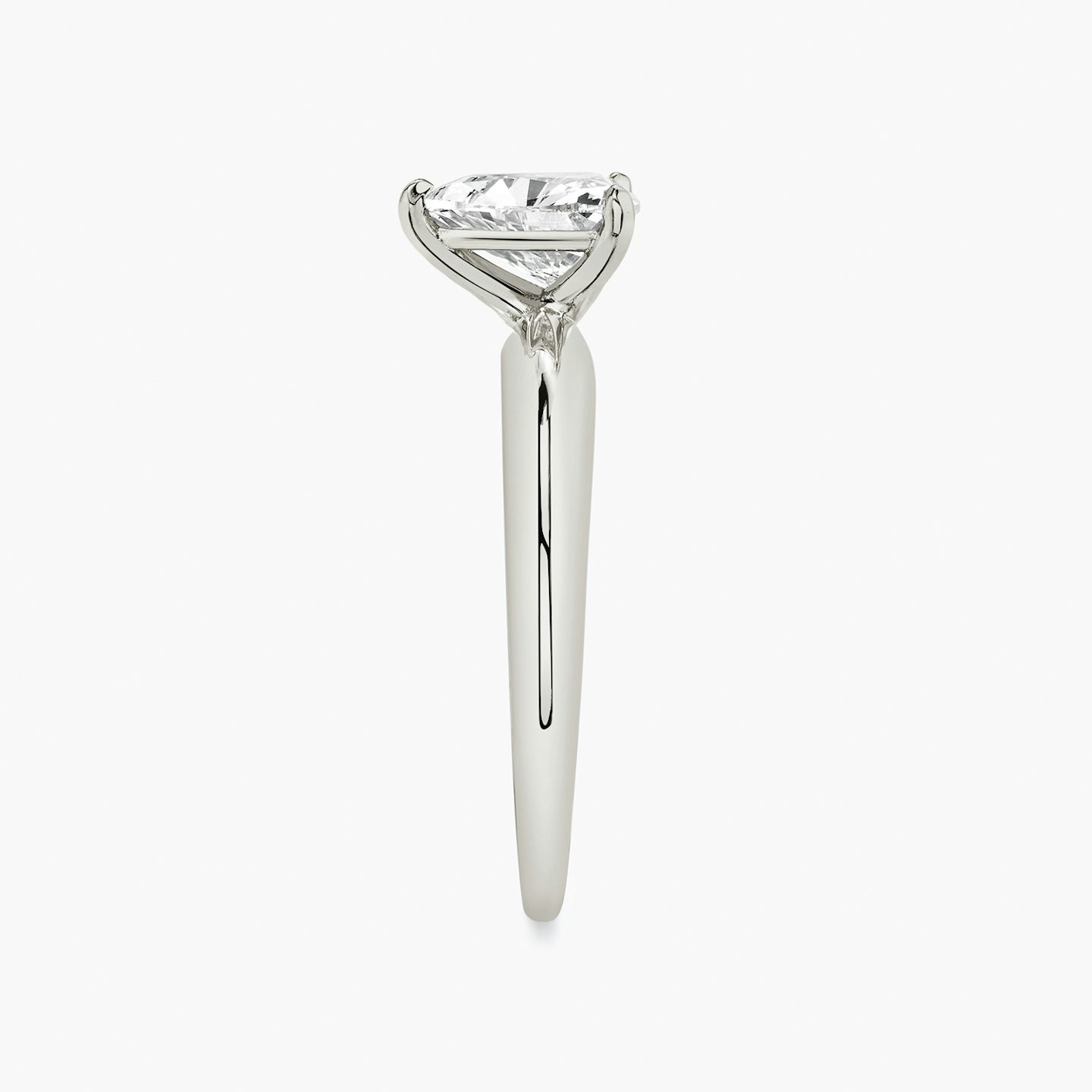 The Curator | Trillion | 18k | 18k White Gold | Band: Plain | Diamond orientation: vertical | Carat weight: See full inventory