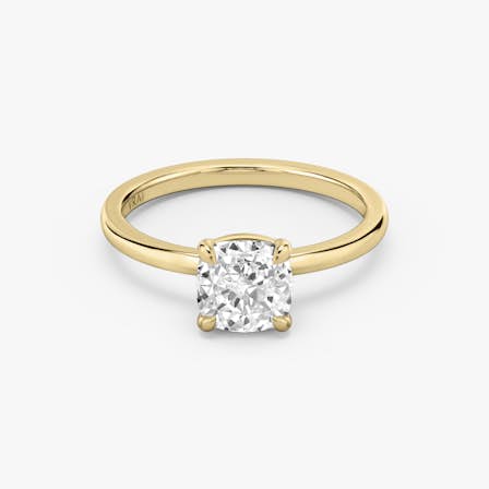Signature Prong Cushion Engagement Ring