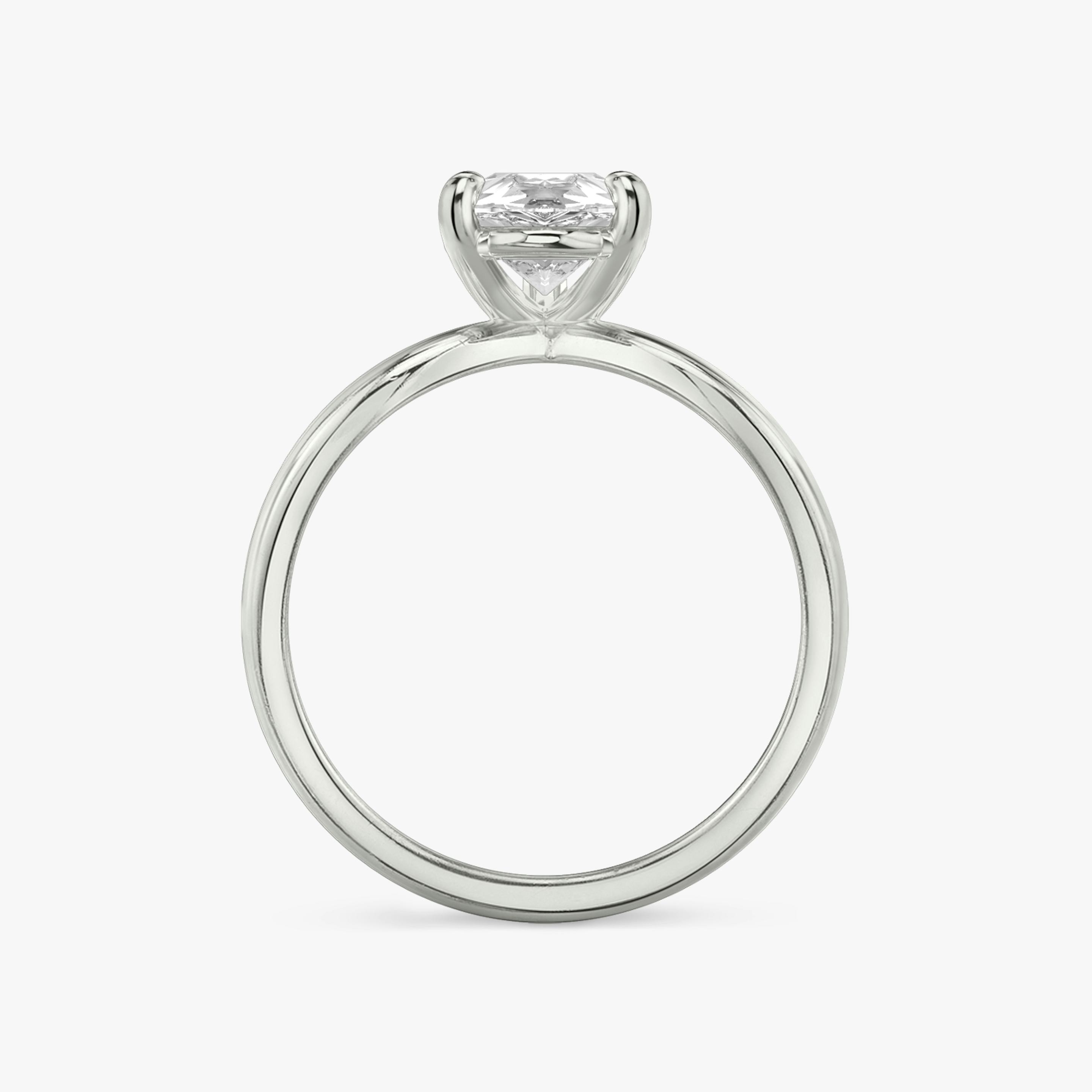 The Duet | Pear | 18k | 18k White Gold | Band: Plain | Diamond orientation: vertical | Carat weight: See full inventory