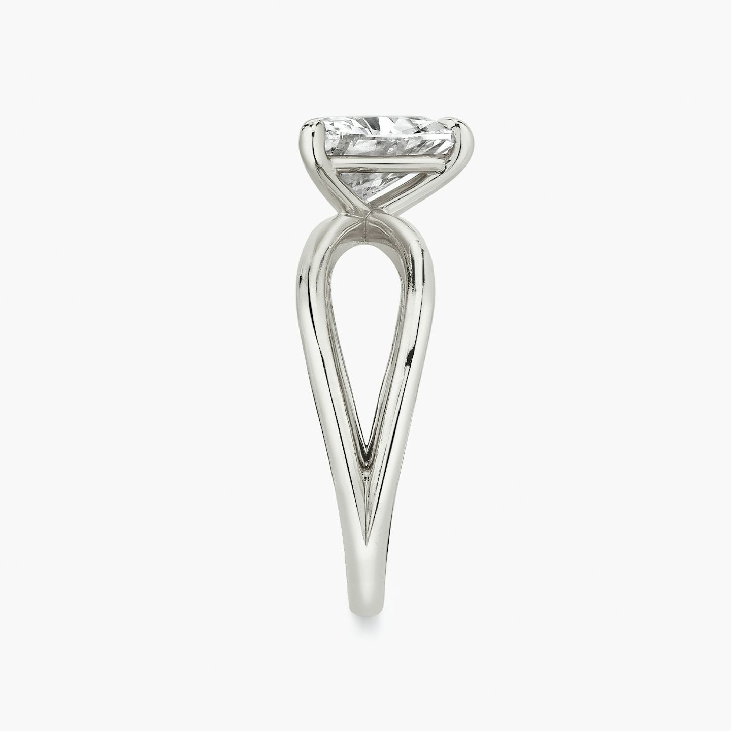 The Duet | Trillion | 18k | 18k White Gold | Band: Plain | Diamond orientation: vertical | Carat weight: See full inventory