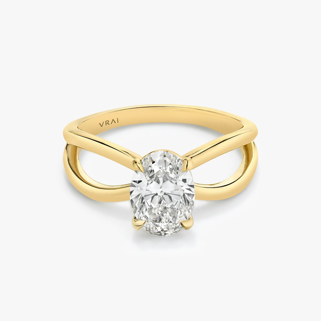 Duet Oval Engagement Ring
