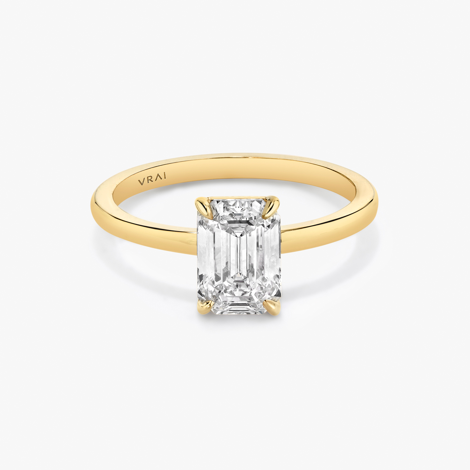 Emerald Cut Diamond Engagement Rings | VRAI