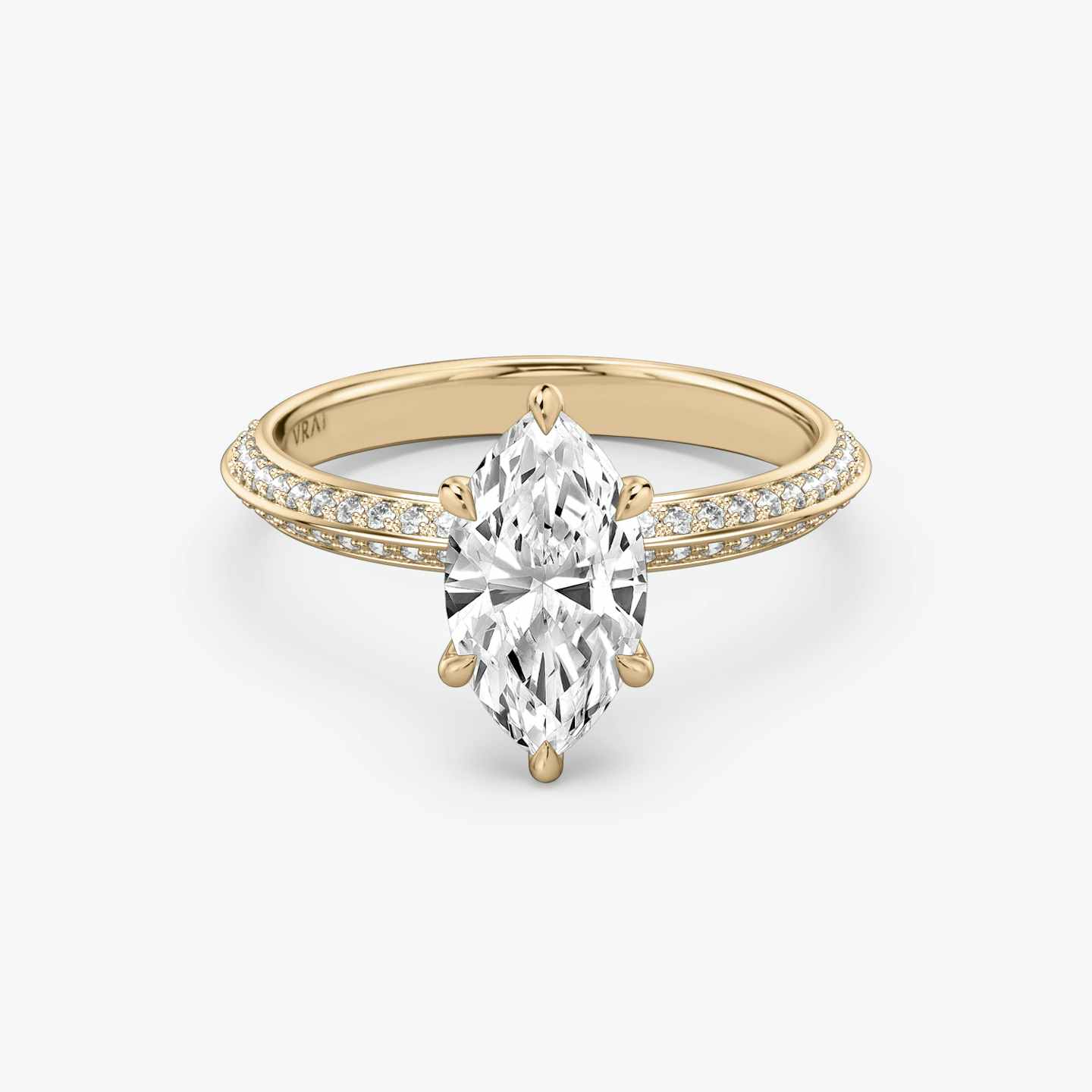 Knife Edge Engagement Ring Closeup image of Knife Edge Engagement Ring