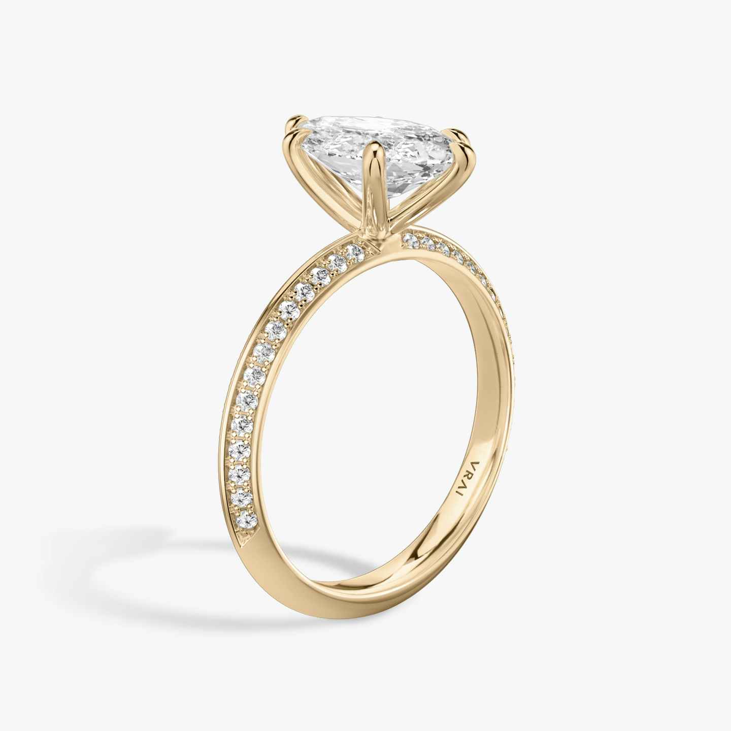 Knife Edge Engagement Ring Closeup image of Knife Edge Engagement Ring