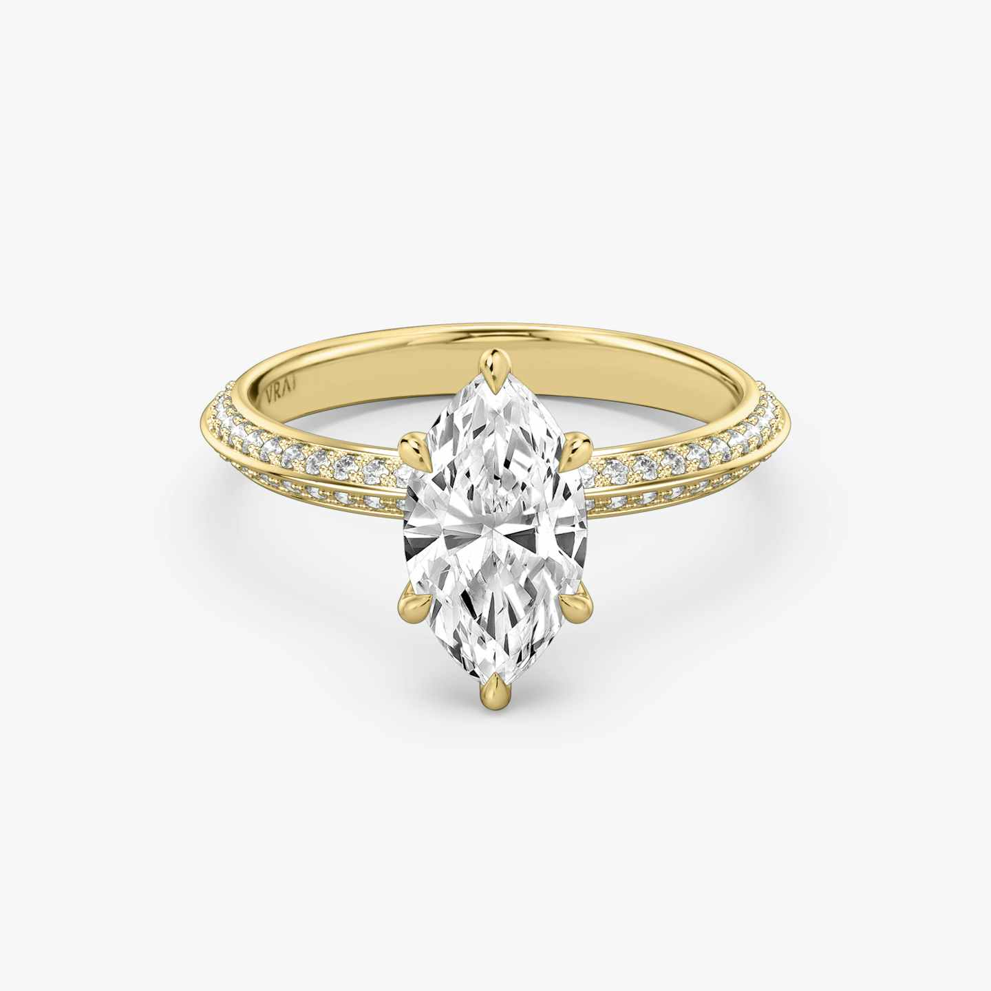 Knife Edge Engagement Ring Closeup image of Knife Edge Engagement Ring