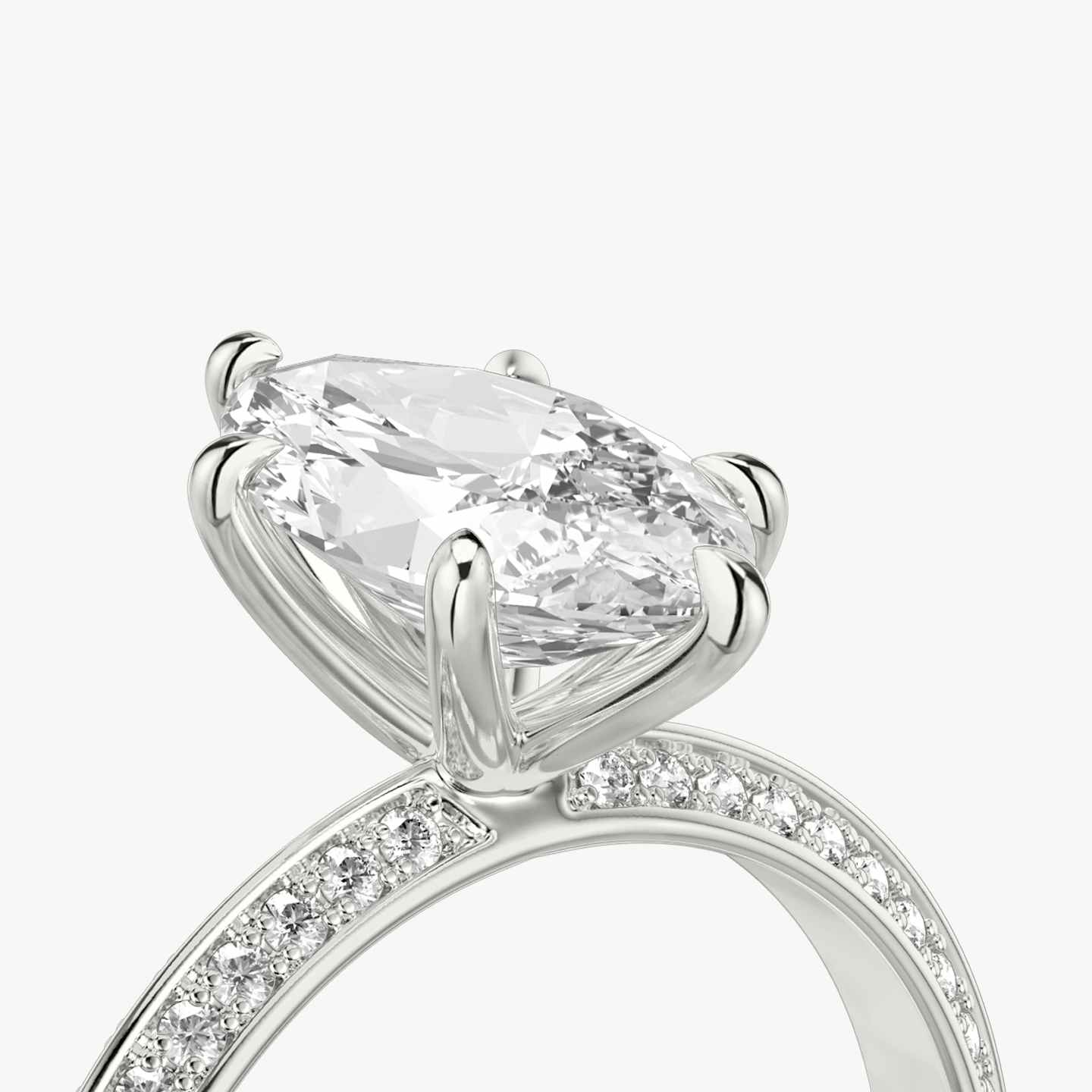 Knife Edge Engagement Ring Closeup image of Knife Edge Engagement Ring
