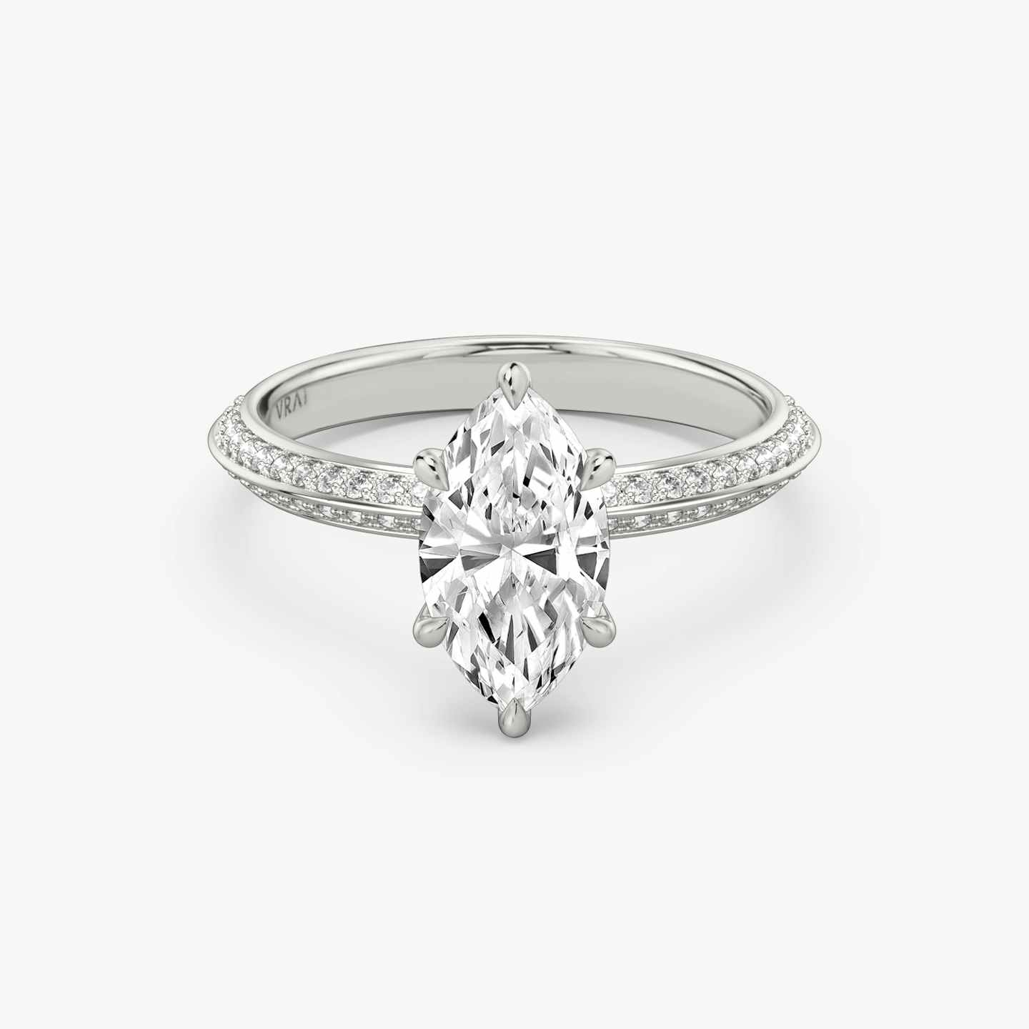 Knife Edge Engagement Ring Closeup image of Knife Edge Engagement Ring