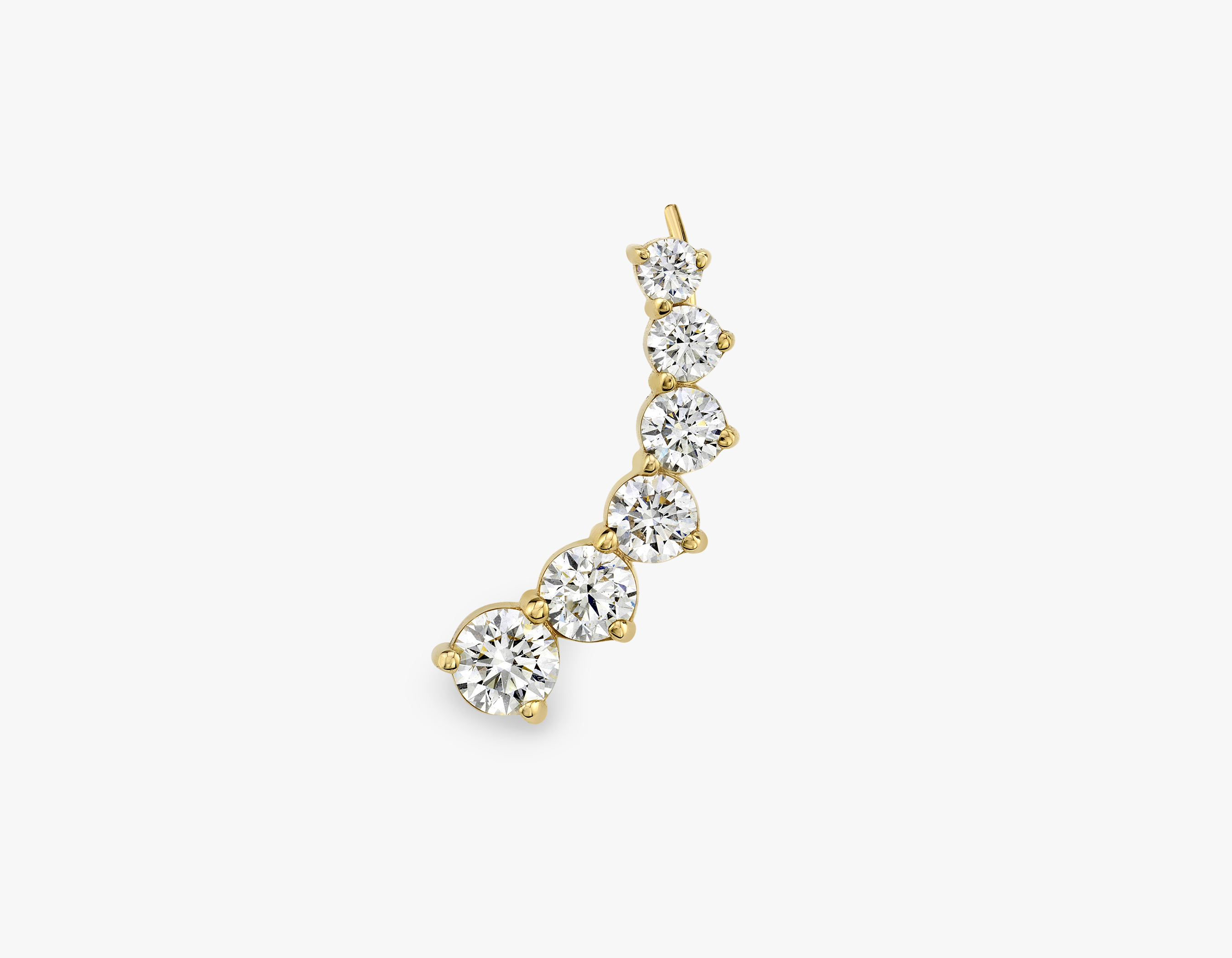 VRAI Del Sol Drop Earrings | 14K White Gold