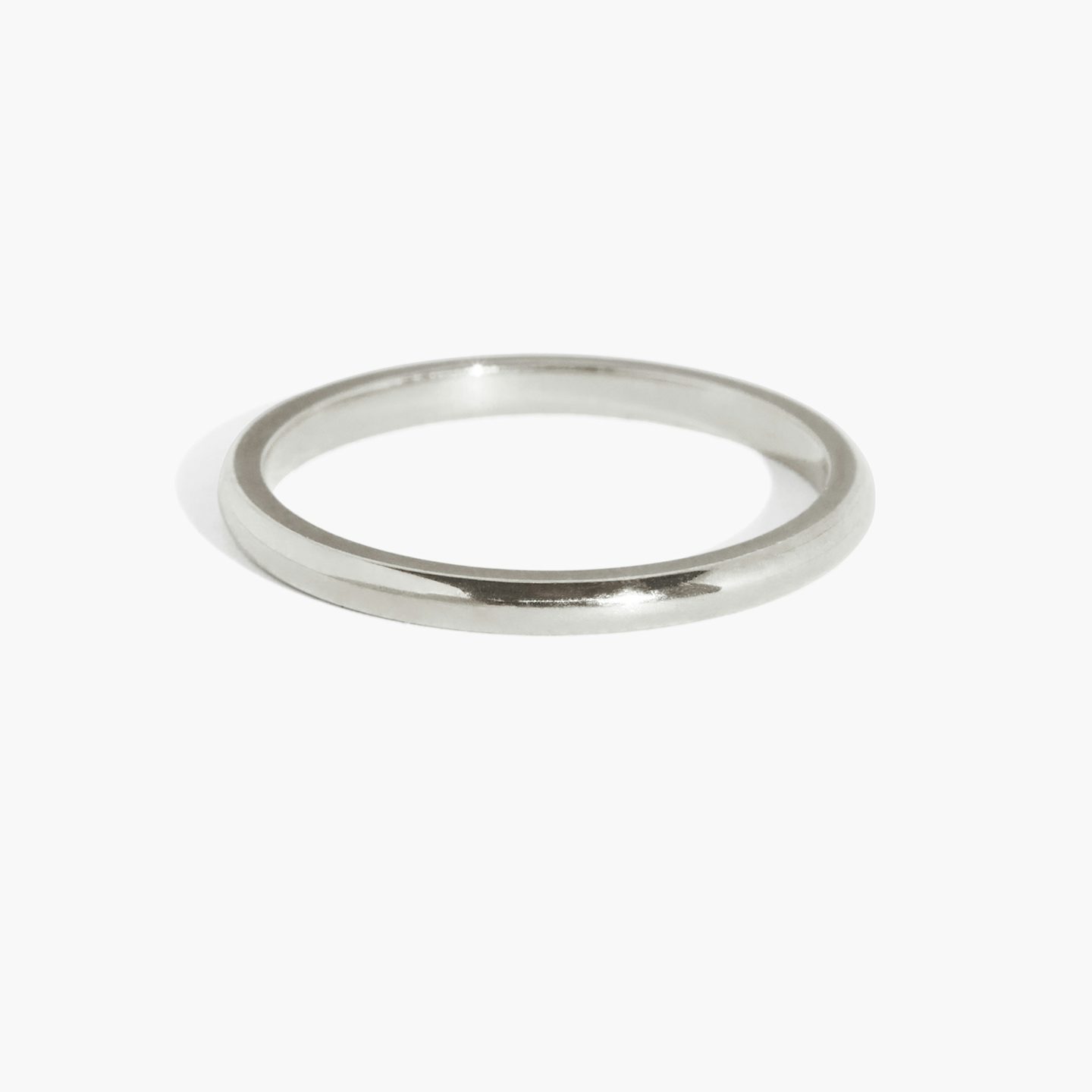 Alliance Round | Platine | Largeur de l'anneau: Petit - 1,5 mm