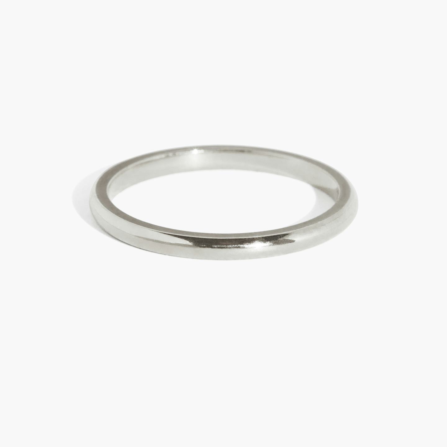 The Round | 18k | 18k White Gold | Band width: Small - 1.5mm
