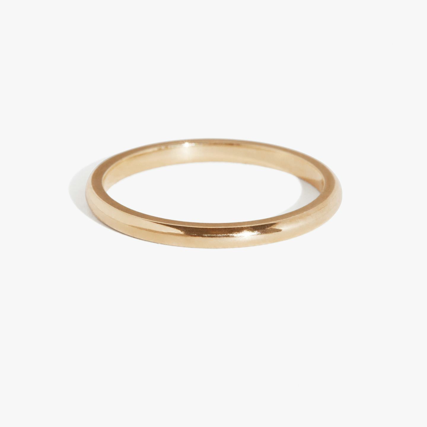 The Round | 14k | 14k Rose Gold | Band width: Small - 1.5mm