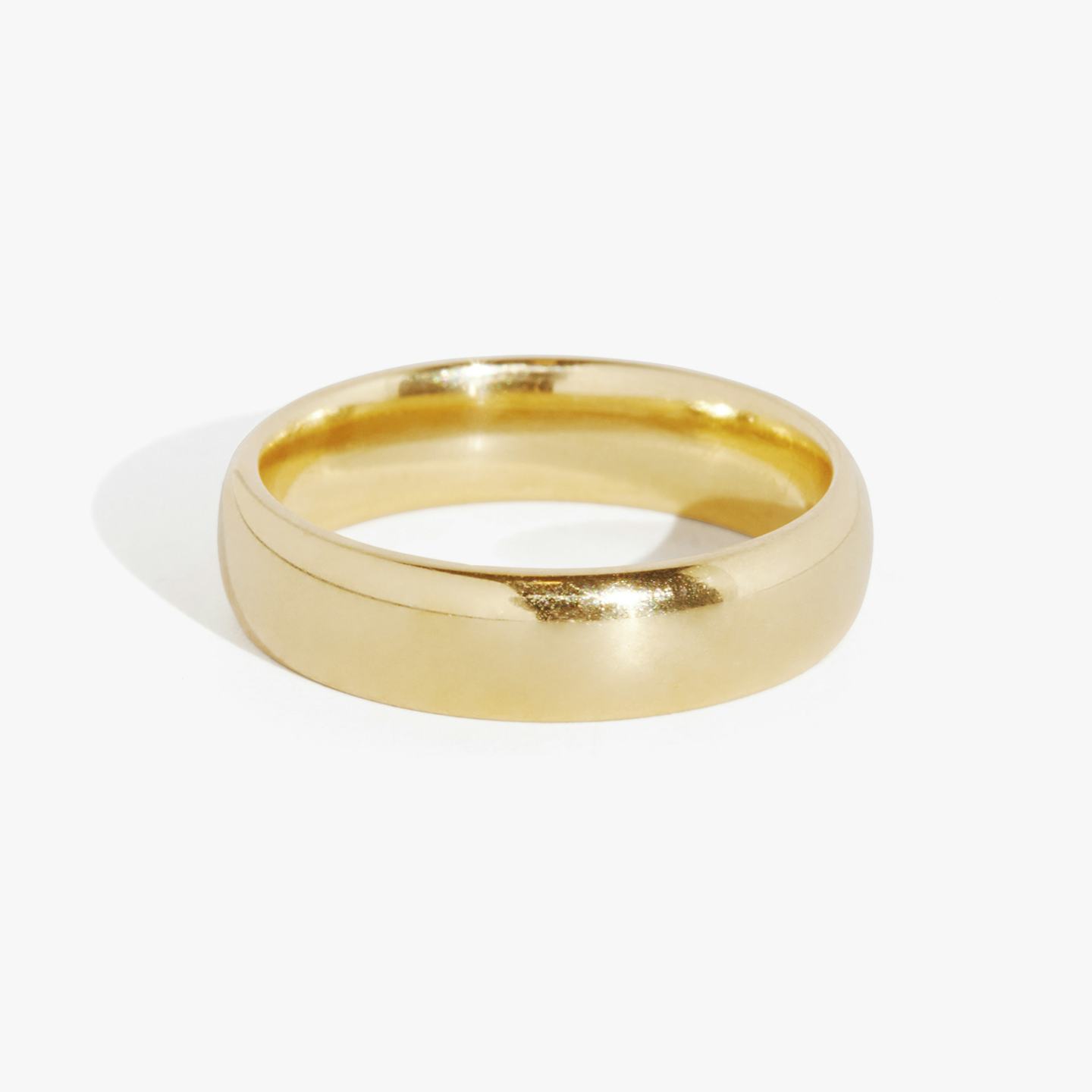 The Round | 18k | 18k Yellow Gold | Band width: Large - 4.5mm