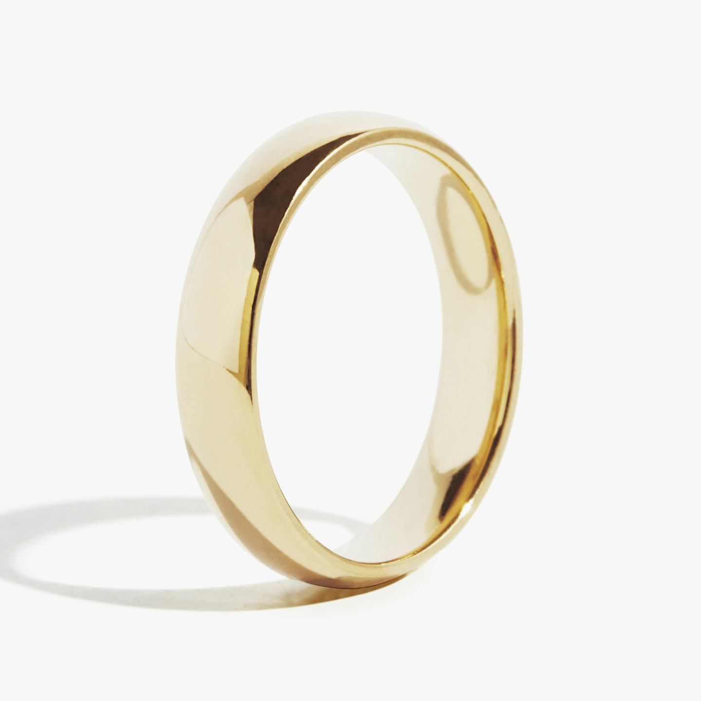 The Round | 18k | 18k Yellow Gold | Band width: Large - 4.5mm