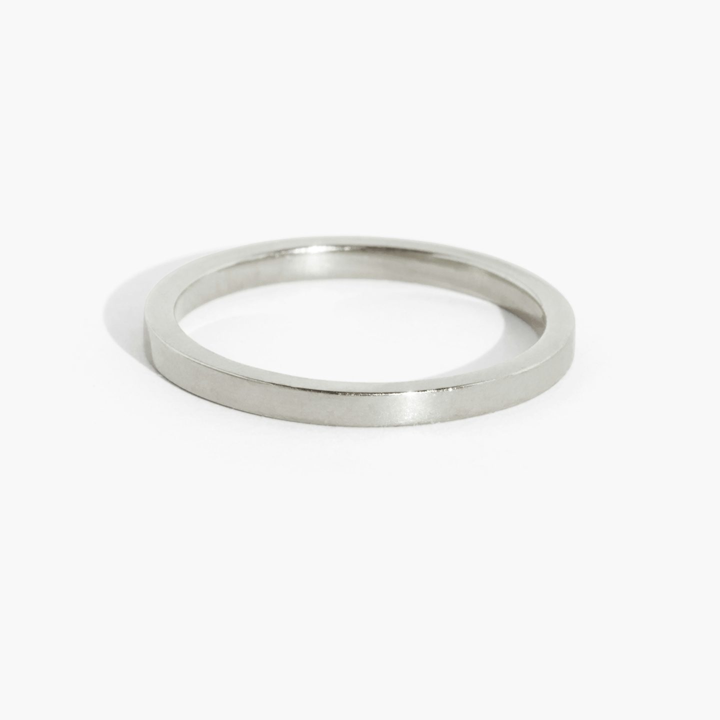 Alliance Flat | Platine | Largeur de l'anneau: Petit - 1,5 mm