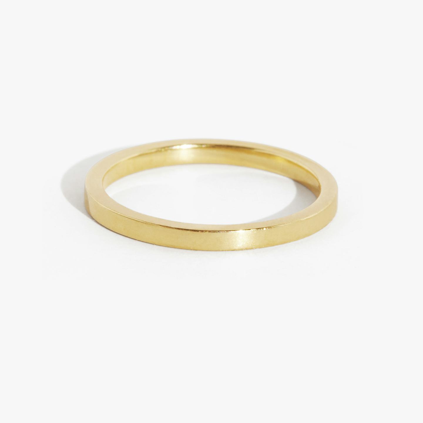 The Flat | 18k | 18k Yellow Gold | Band width: Small - 1.5mm
