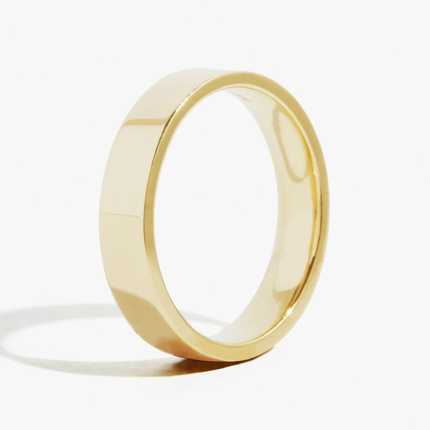 The Flat | 18k | 18k Yellow Gold | Band width: Large - 4.5mm