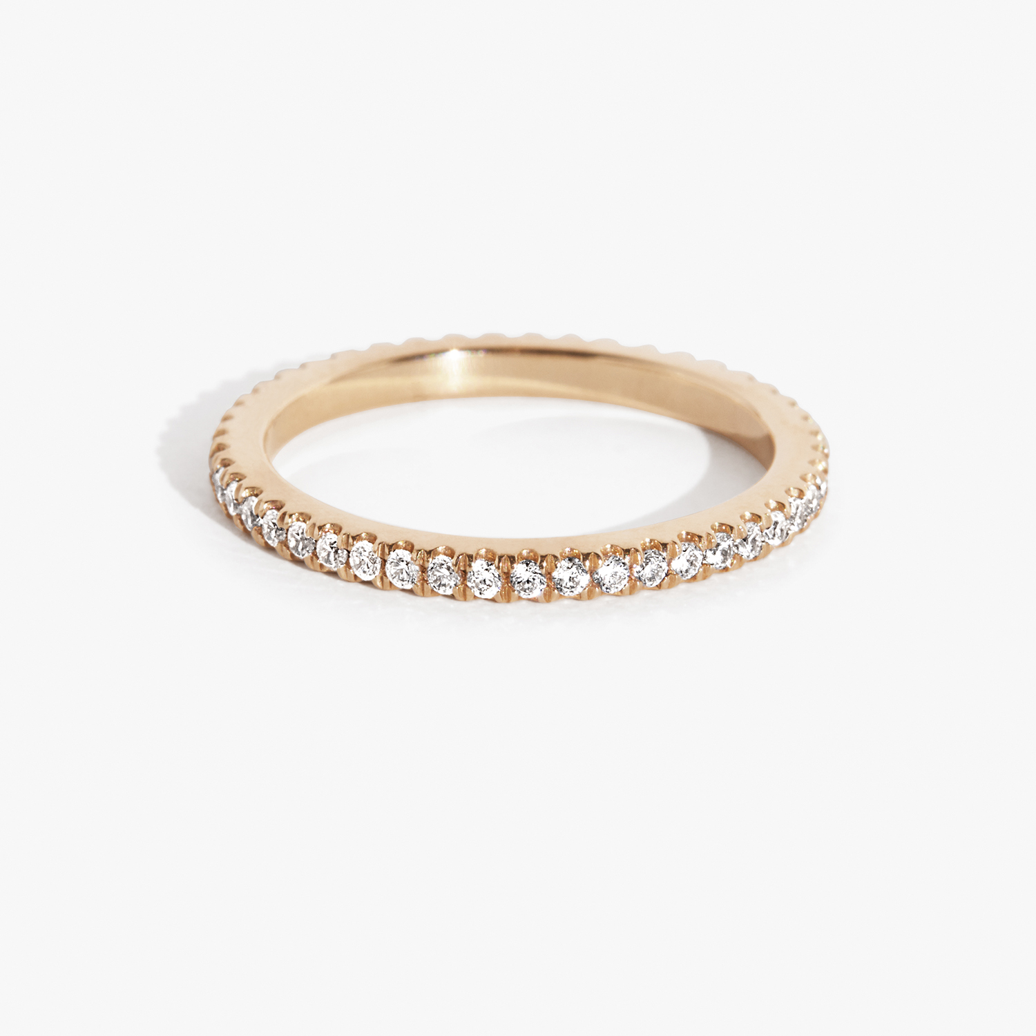 Infinity wedding band clearance rose gold