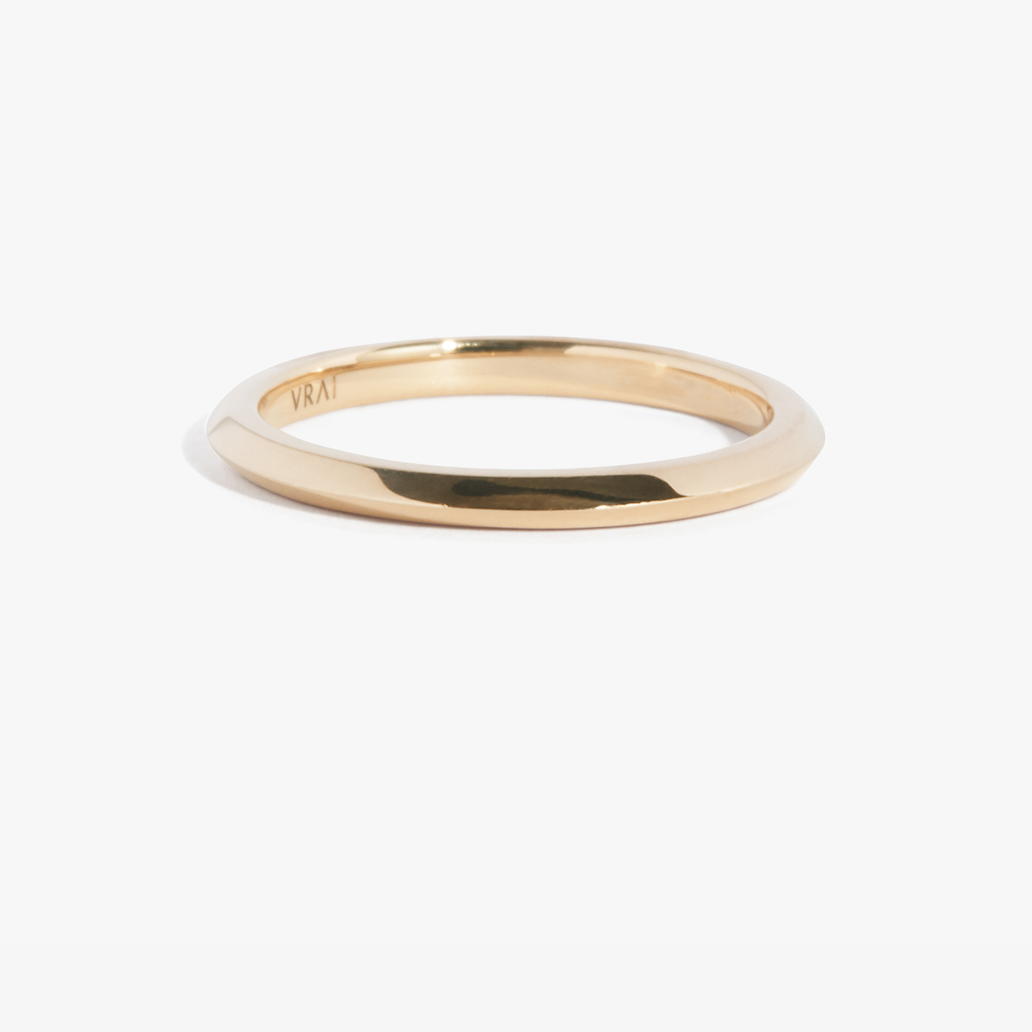 Knife Edge Wedding Band