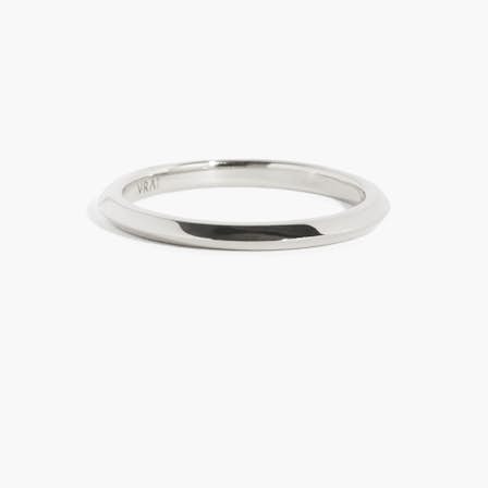 Knife Edge Wedding Ring
