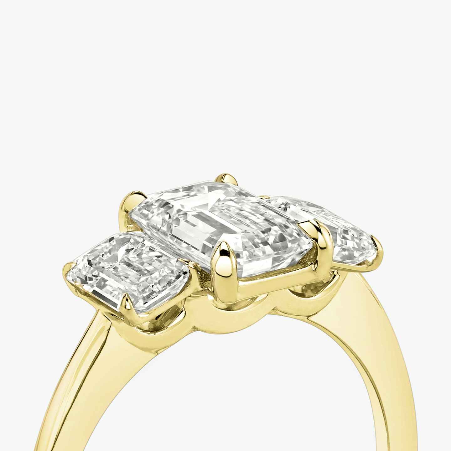 Three Stone Engagement Ring Closeup image of Three Stone Engagement Ring