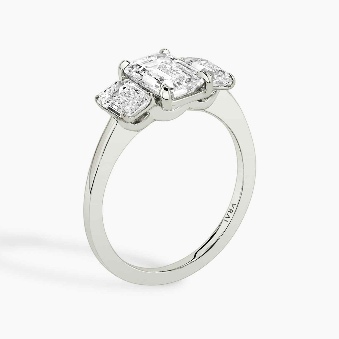 Three Stone Engagement Ring Closeup image of Three Stone Engagement Ring