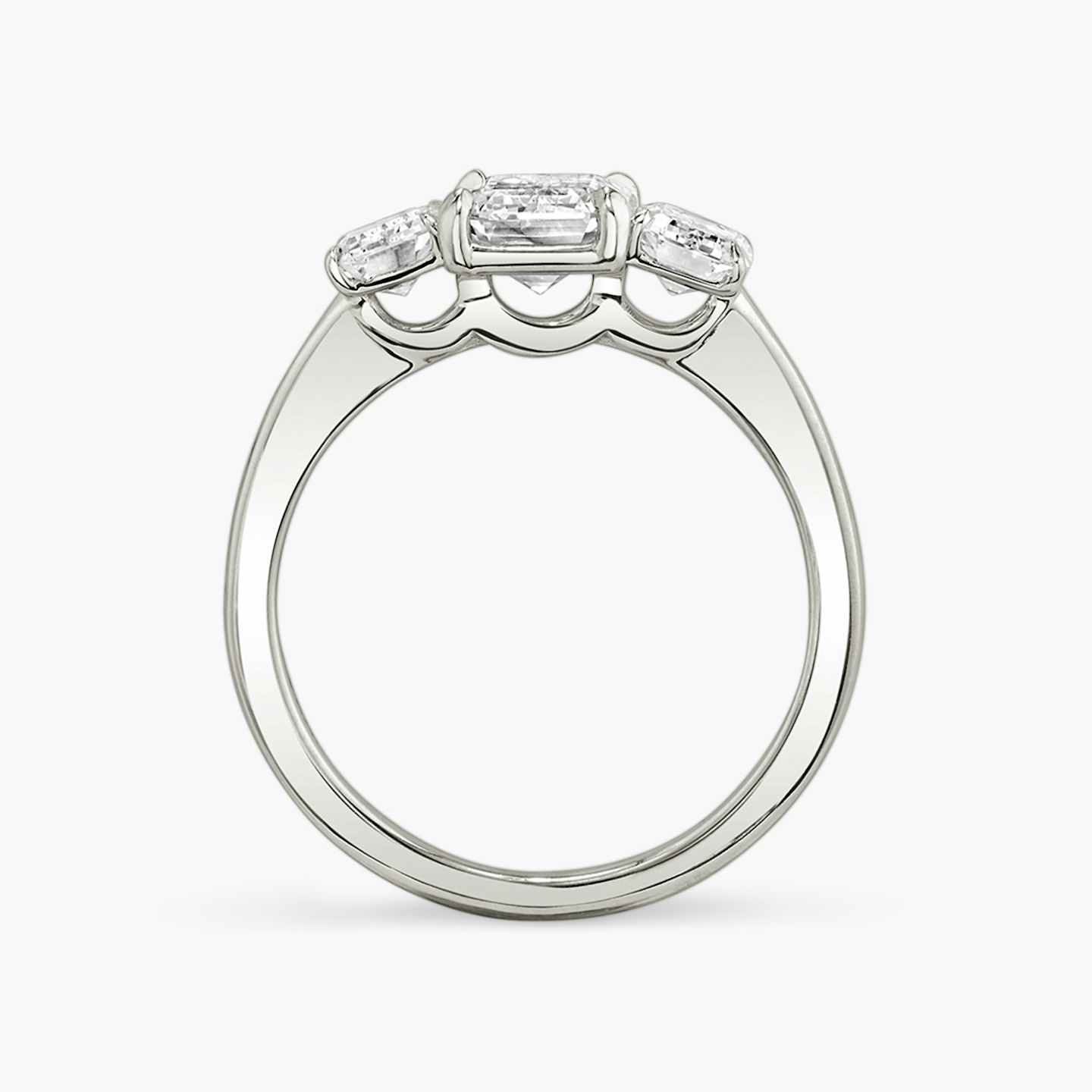 Three Stone Engagement Ring Closeup image of Three Stone Engagement Ring