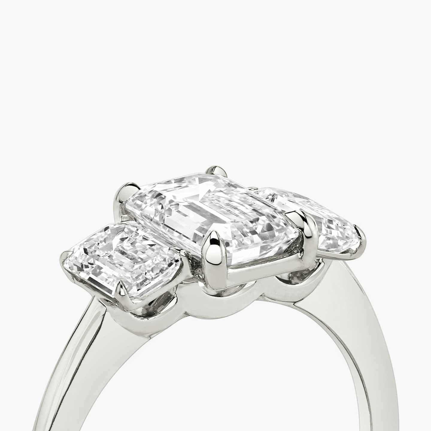 Three Stone Engagement Ring Closeup image of Three Stone Engagement Ring