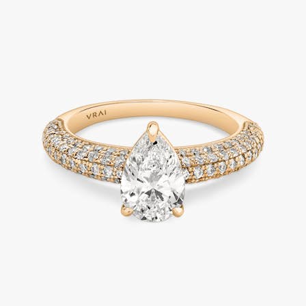 Pear Curator Rose Gold Ring