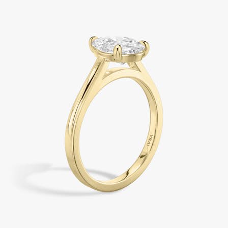 Cathedral Pear Ring