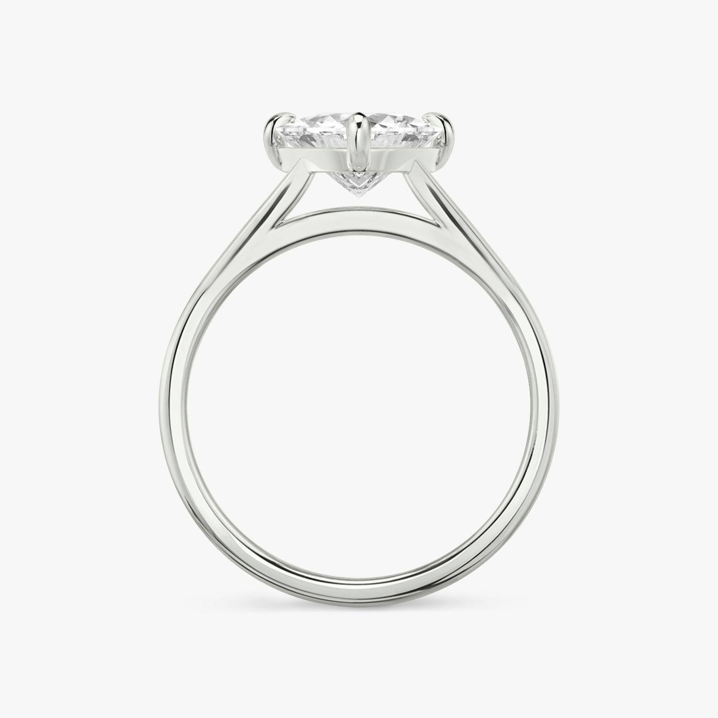 The Cathedral | Trillion | Platinum | Band: Plain | Diamond orientation: vertical | Carat weight: See full inventory