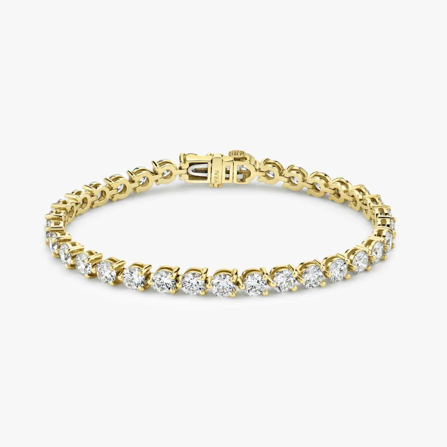 Round Diamond Tennis Bracelet - Large Closeup image of Round Diamond Tennis Bracelet - Large