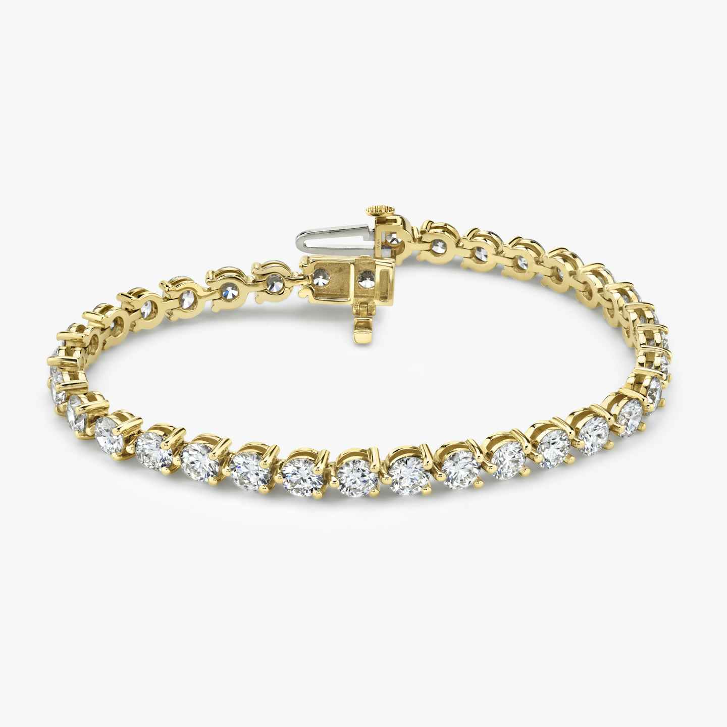 Round Diamond Tennis Bracelet - Large Closeup image of Round Diamond Tennis Bracelet - Large
