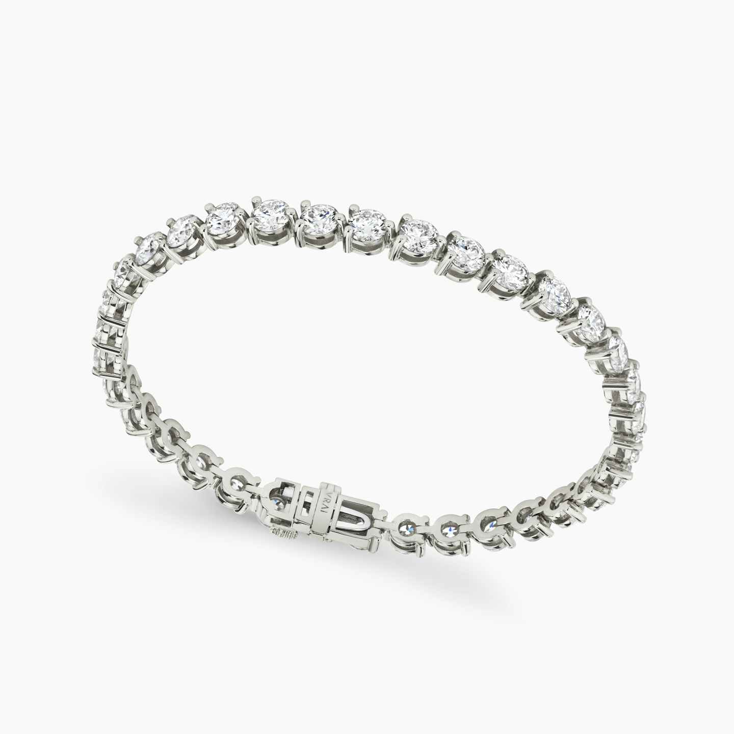 Round Diamond Tennis Bracelet - Large Closeup image of Round Diamond Tennis Bracelet - Large