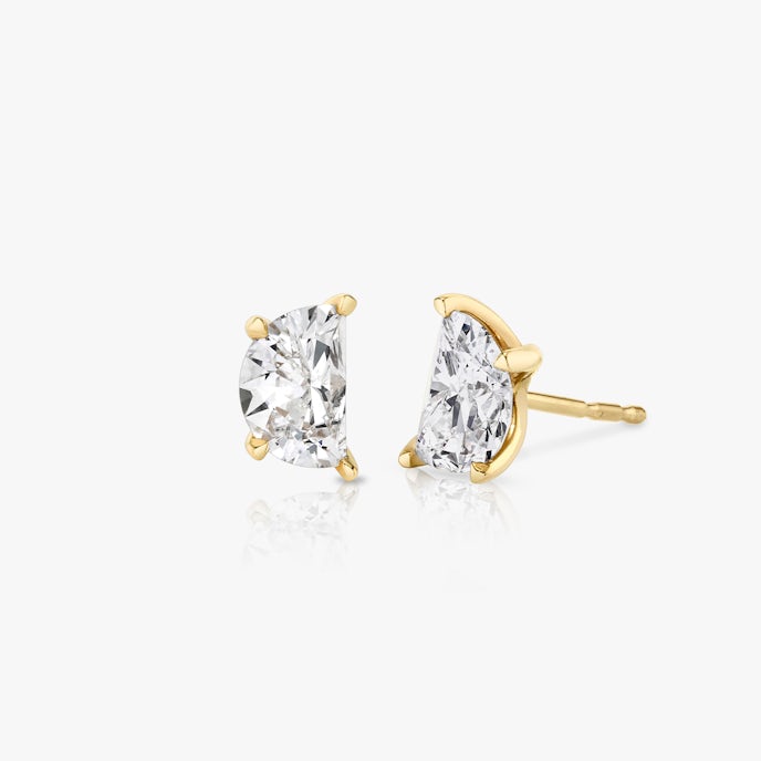 Clou d'oreille Iconic VRAIDemi-Lune | Yellow Gold