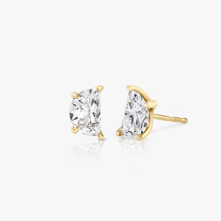 Iconic Half Moon Diamond Earrings
